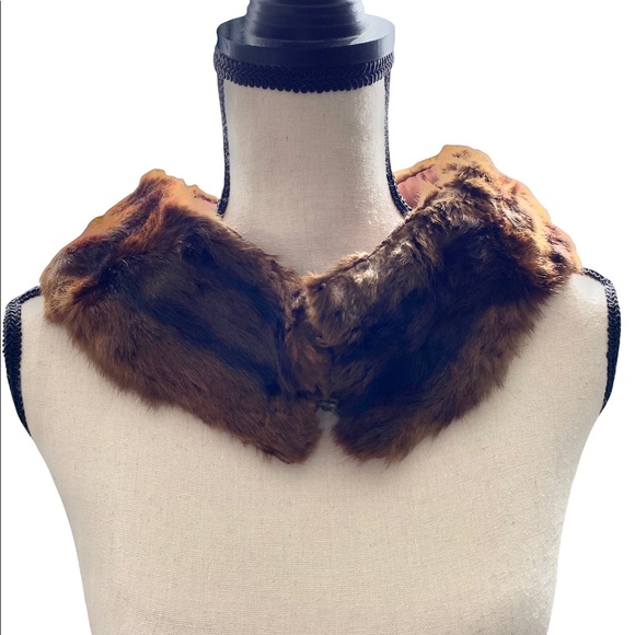 Sold!!!!Vintage Mink Fur Stole Wrap Scarf Collar - Picture 3 of 8